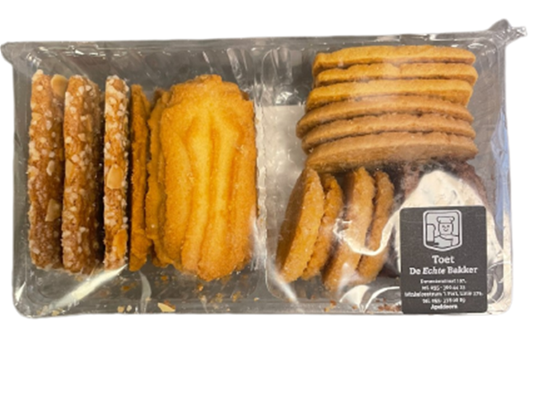 Gesorteerde roomboter koekjes 250gram